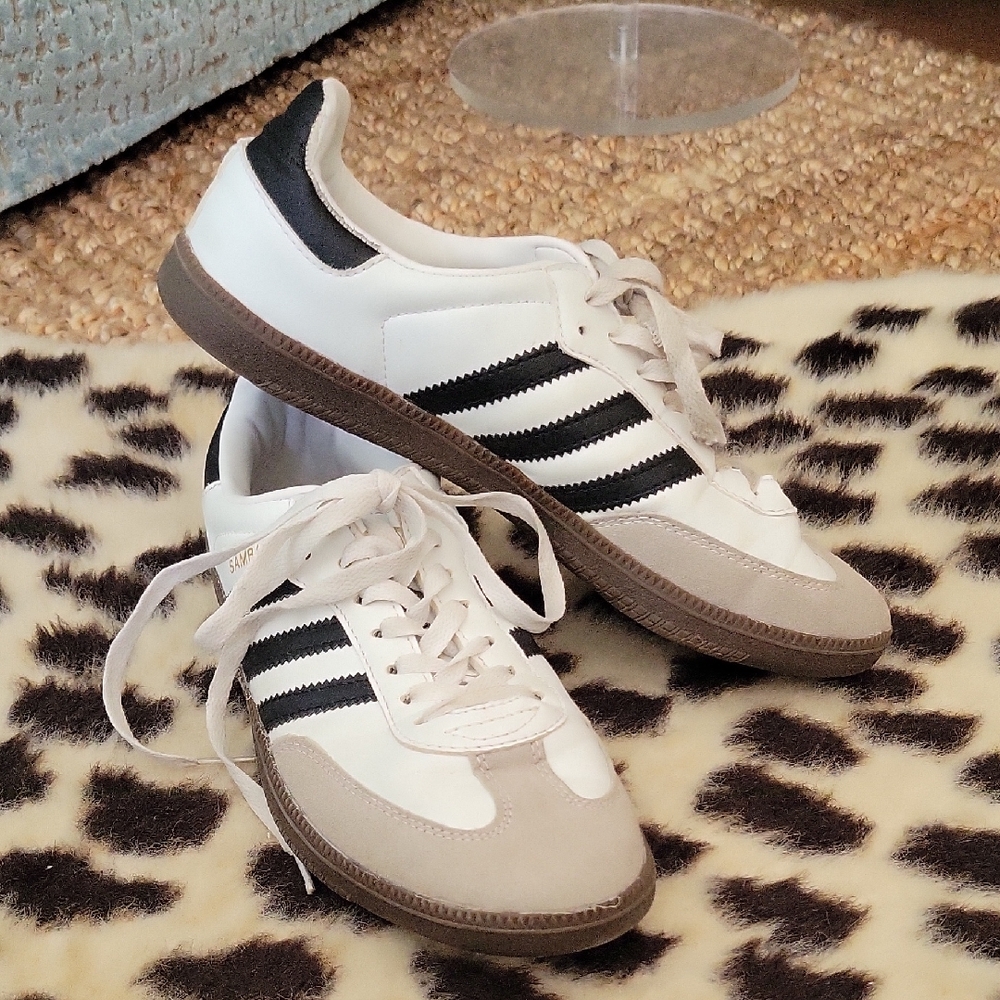 Classic White and Black Women's Athletic Sneakers